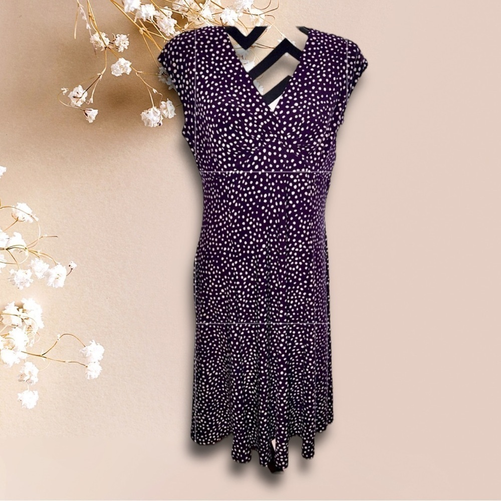 RalphLauren Large Brown Polka Dot Dress